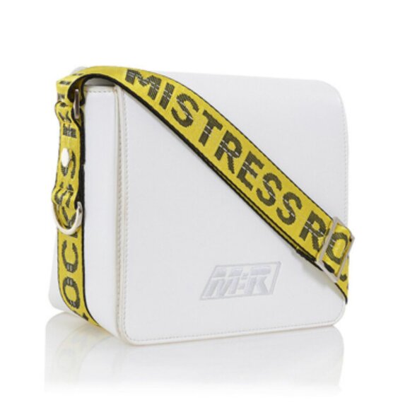 Misstress Rocks 'FANTASTICAL' white cross body bag - Picture 3 of 11
